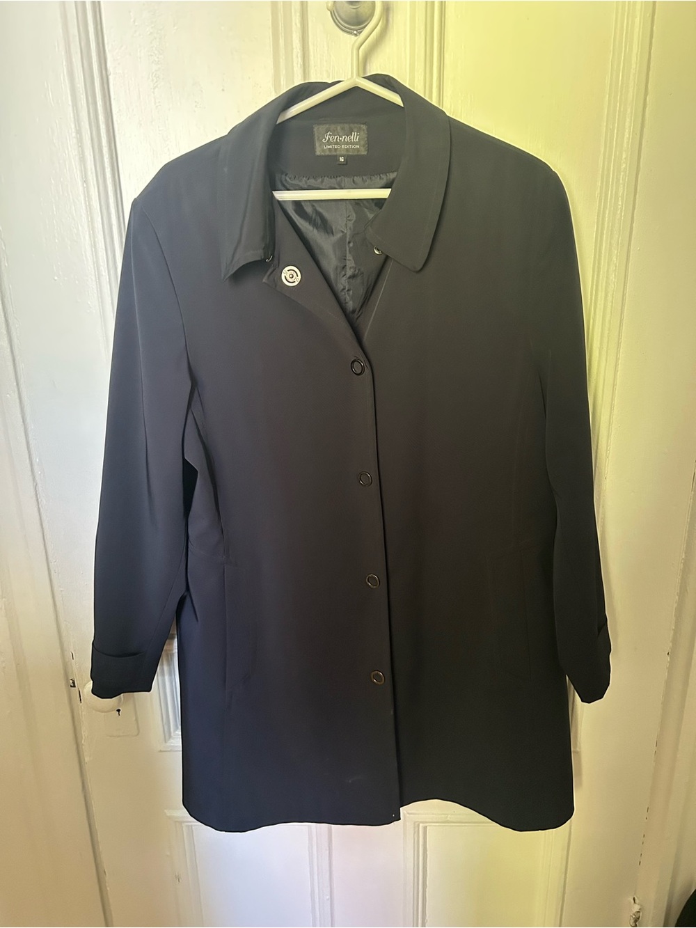 Dark blue trench Coat